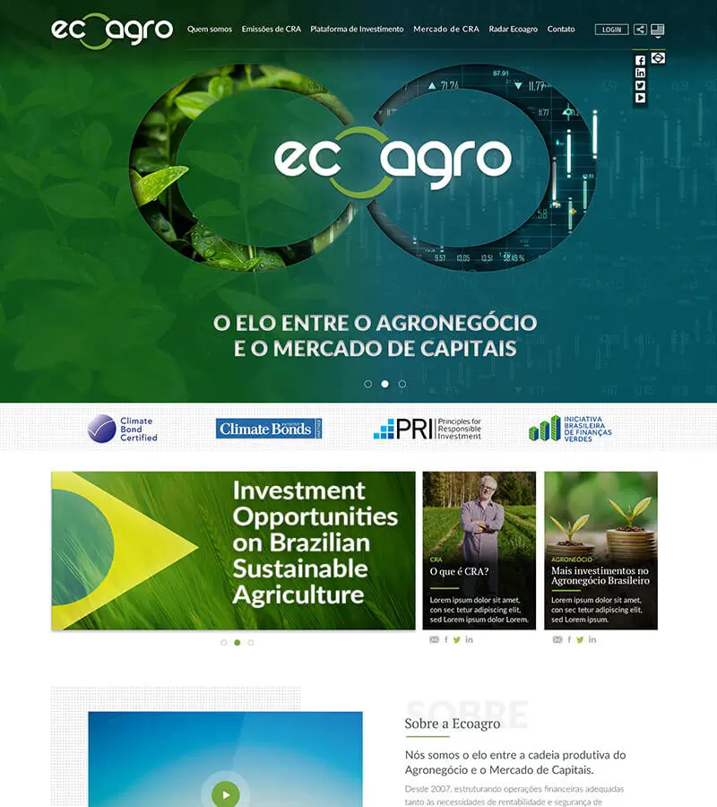 ecoagro Criação de website Ecoagro