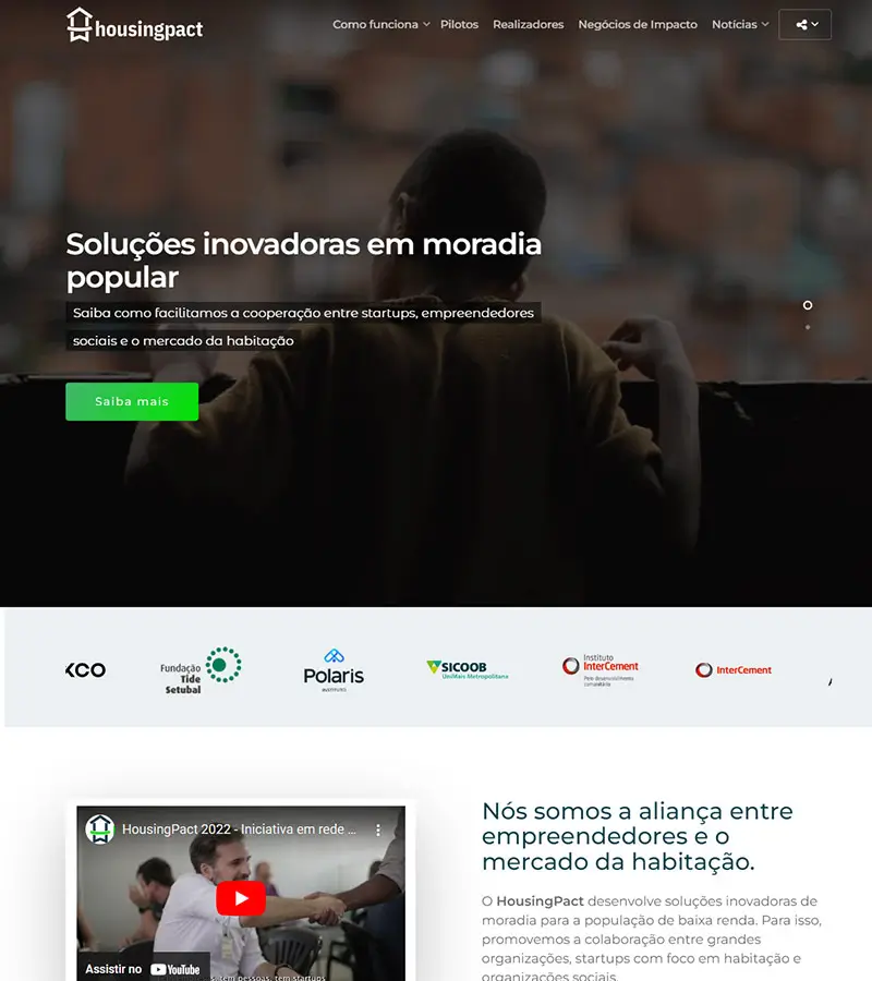 housingpact Criação de website Housing Pact